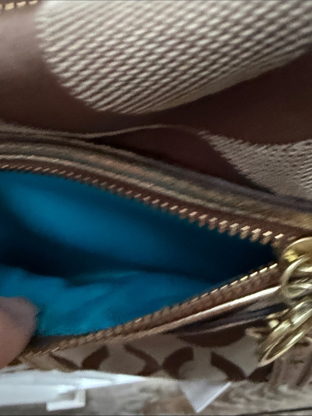 Coach Poppy Op Art Glam Tote (Style No. 13826) in Signature C Canvas - Picture 16 of 17